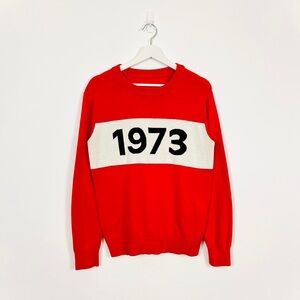 Roots Red Graphic Crewneck Sweater
